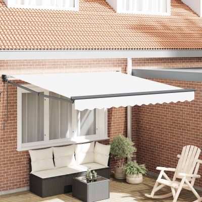 Retractable awning White...