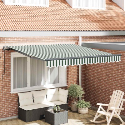 Retractable awning Green...