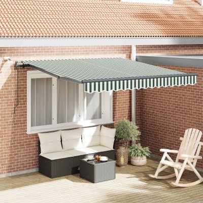 Retractable awning Green...
