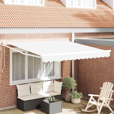 Retractable awning White...