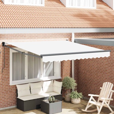 Retractable awning White...
