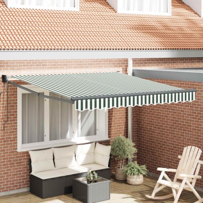 Retractable awning Green...