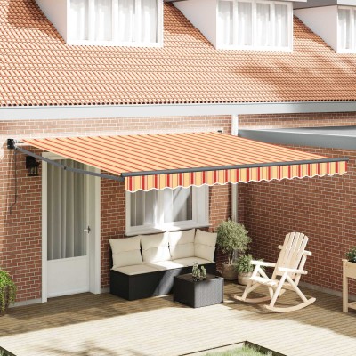 Retractable awning Yellow...