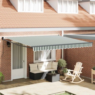Retractable awning Green...