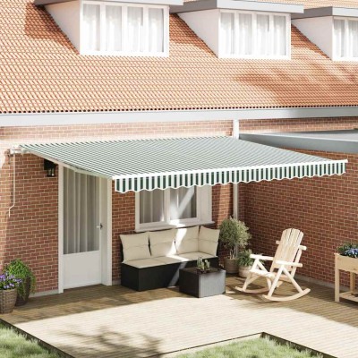 Retractable awning Green...