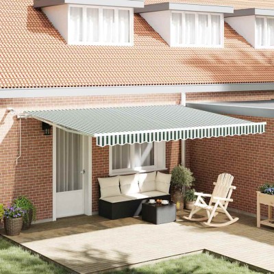 Retractable awning Green...