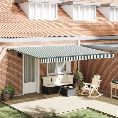 Retractable awning Green...