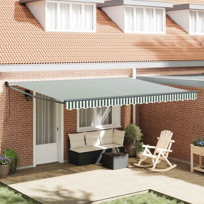 Retractable awning Green...