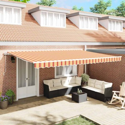 Retractable awning Yellow...