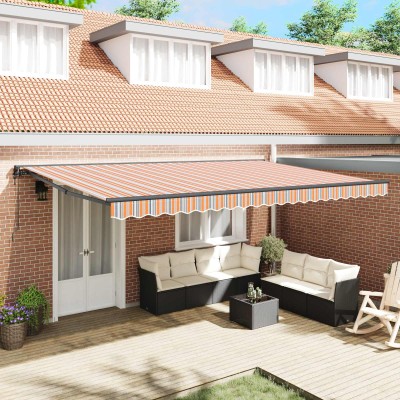 Awning frame Blue and...