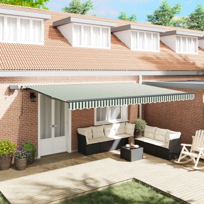 Retractable awning Green...