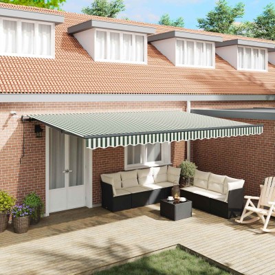 Retractable awning Green...
