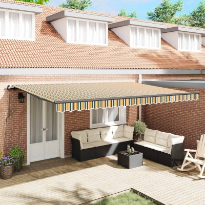 Retractable awning Green...
