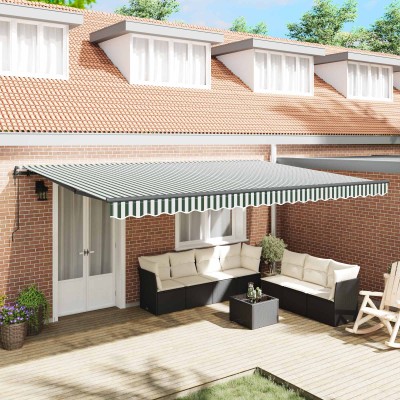 Retractable awning Green...