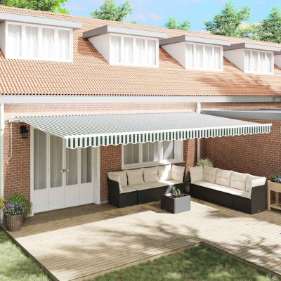 Retractable awning Green...
