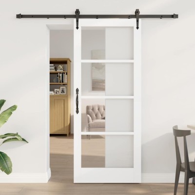 Sliding door White and...