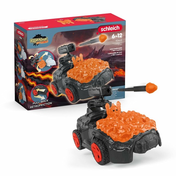 Playset Schleich Lava Crashmobile 17 Kappaletta