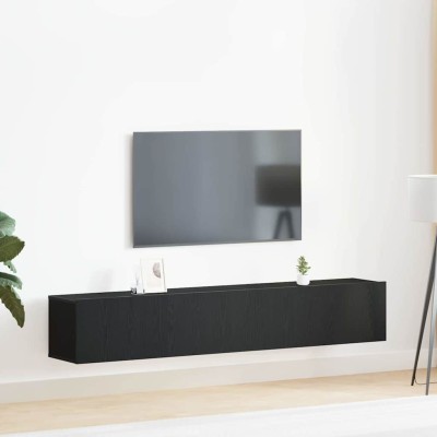 TV cabinet set 2 pcs. Black...