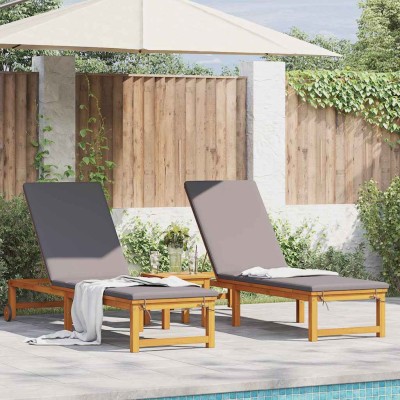 Sun lounger 3 pcs. Solid...