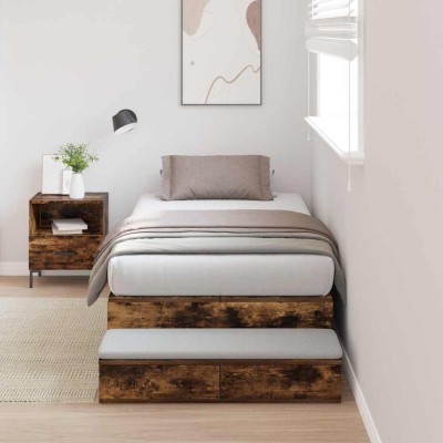 Bed with storage space with...