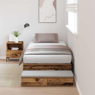 Bed with storage space with...