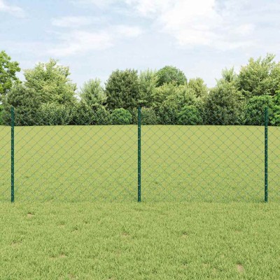 Chain link fence with a...