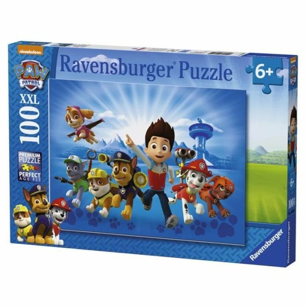 Puzle un domino komplekts The Paw Patrol Ravensburger 10899 XXL 100 Daudzums