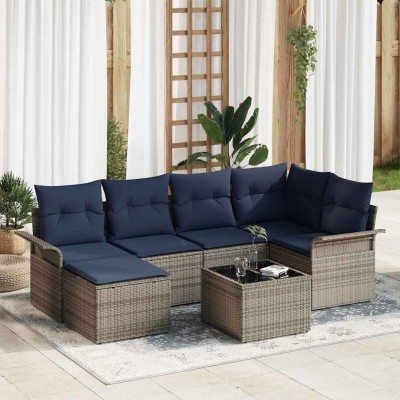 Garden sofa set with...