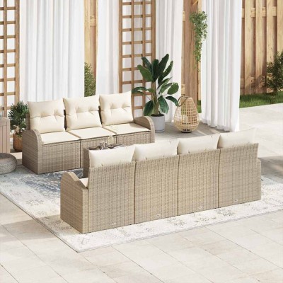 Garden Sofa Set Sand 55 x...