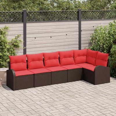 Garden Sofa Set Brown...