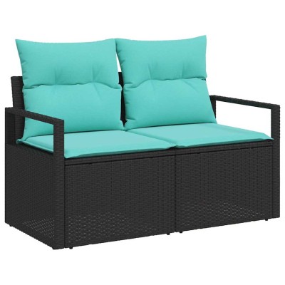 Sofa set 6 pcs. Black...