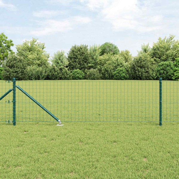 Ground spike fence post 52 pcs. Green