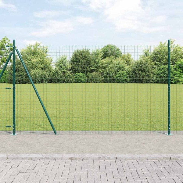 Fence post with concrete foundation 52 pcs. Green