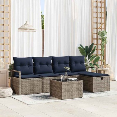 Sofa set with cushion Gray...