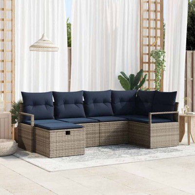 Sofa set with cushion Gray...