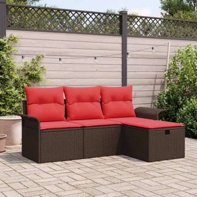Garden Sofa Set 4 pcs. Poly...