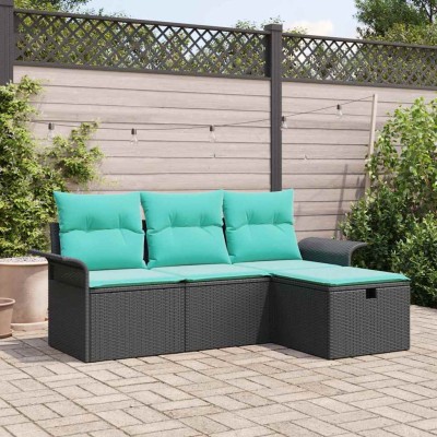 Garden Sofa Set 4 pcs. Poly...