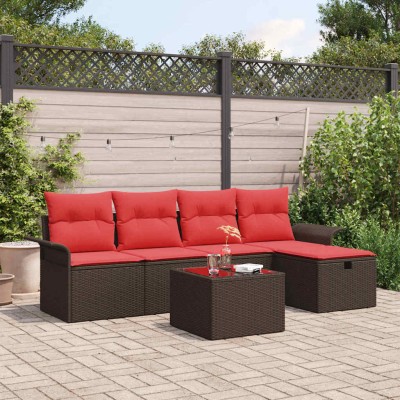 Garden Sofa Set 6 pcs. Poly...