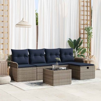 Garden Sofa Set 6 pcs. Poly...