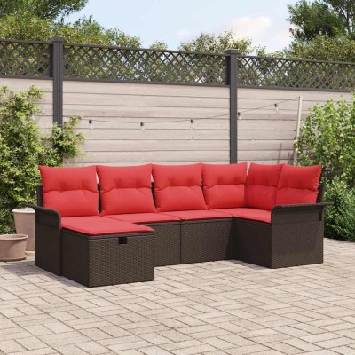 Garden Sofa Set 6 pcs. Poly...