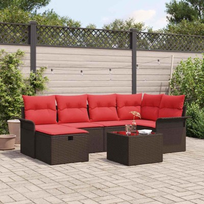 Garden Sofa Set 7 pcs. Poly...