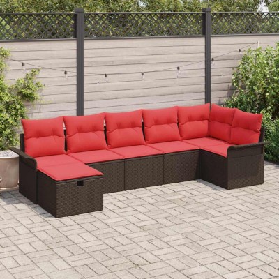 Garden Sofa Set 7 pcs. Poly...