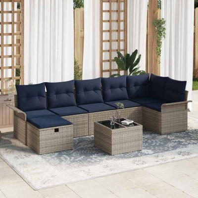 Garden Sofa Set 8 pcs. Poly...