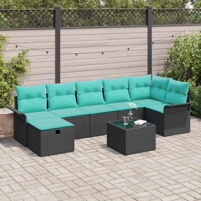 Garden Sofa Set 8 pcs. Poly...