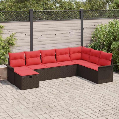 Garden Sofa Set 8 pcs. Poly...