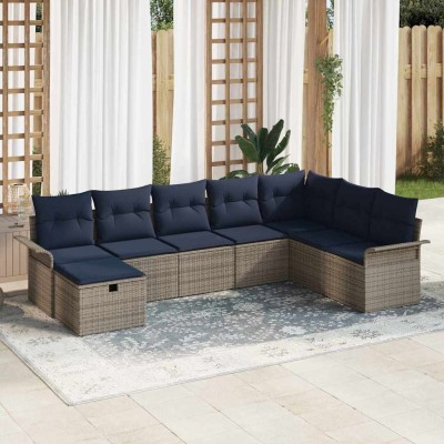 Garden Sofa Set 8 pcs. Poly...