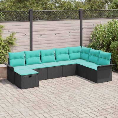 Garden Sofa Set 8 pcs. Poly...
