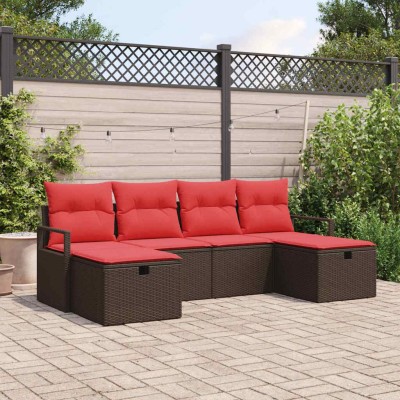 Sofa set 5 pcs. polyrattan