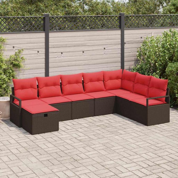 Sofa set 6 pcs. polyrattan