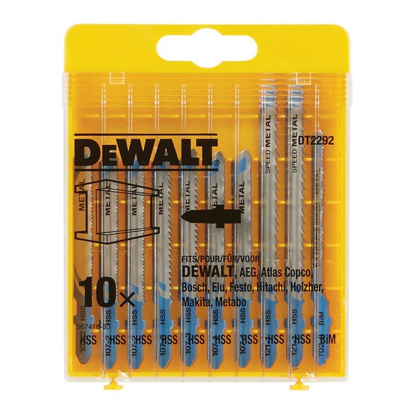 Saetera Dewalt DT2292-QZ Metall 10 Tükid, osad